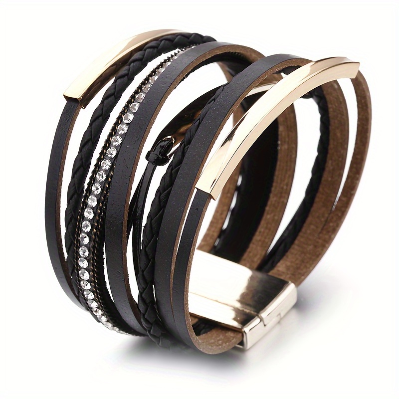 Bohemian Woven Rope Wrap Bracelet for Women